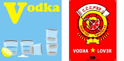 v for vodka
