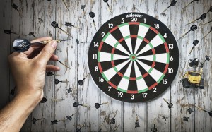 the silly game of darts
