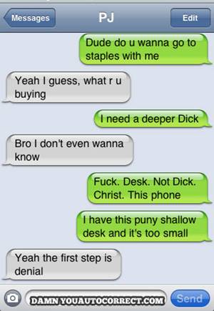 iphone auto correct text funny text