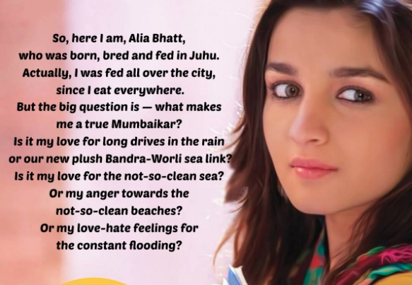 Alia Bhatt’s Letter On How Much She Loves Mumbai Will Touch The Heart Of Every Mumbaikar!