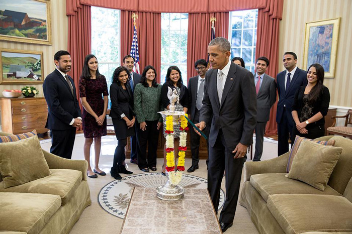 Barack Obama Becomes The 1st US President To Light A Diya In The Oval Office This Diwali