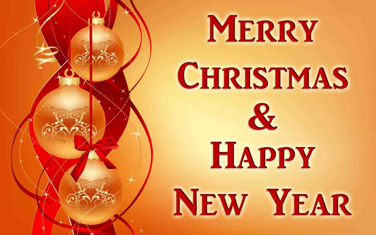 27+ Merry Christmas And Happy New Year Wishes and Greetings 27