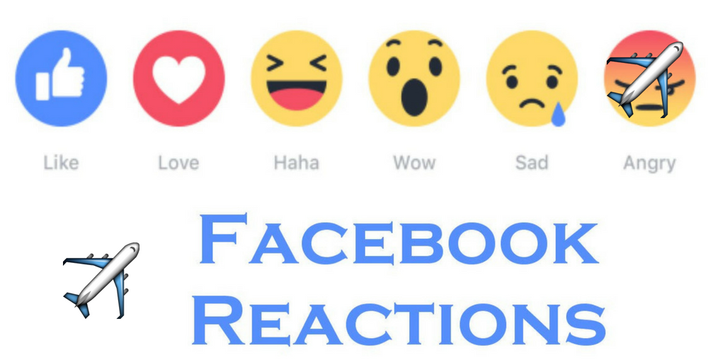 How To Add Plane React On Facebook like button update
