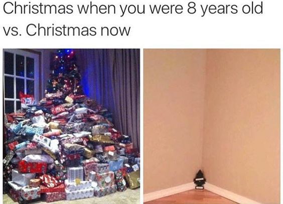 Christmas Then vs. Christmas Now