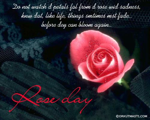 rose day gif sms