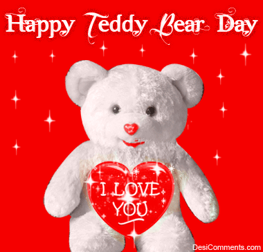 happy teddy bear day gifs