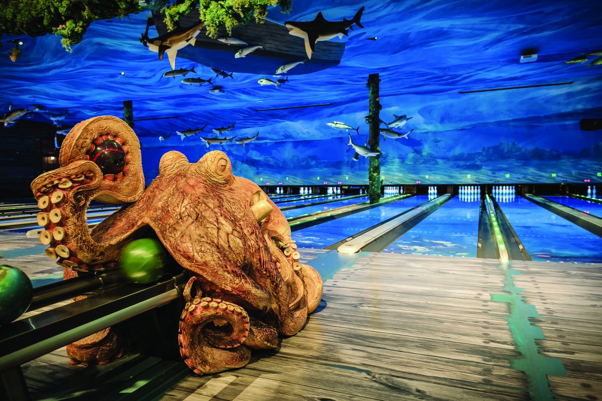 You Can Go Bowling In An Underwater Aquarium With Sharks And Sea Turtles