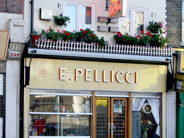 E Pellicci best cafes in london