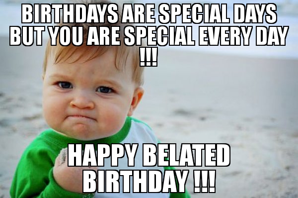 Birthdays Are Special Days