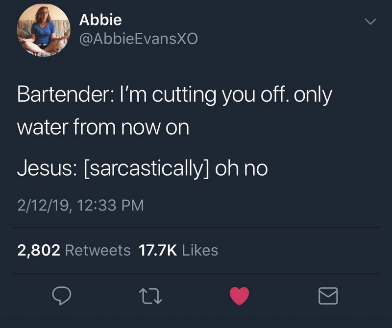 Turning water into wine with Jesus memes