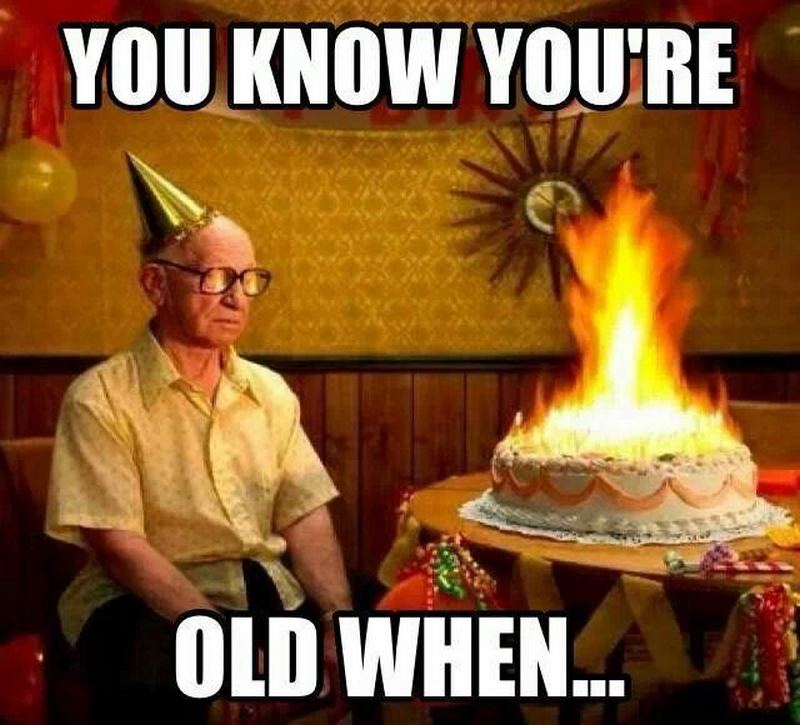 You know you’re old when 50th birthday memes