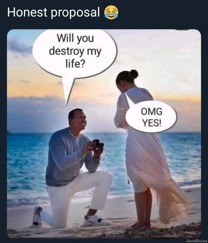 honest proposal memes
