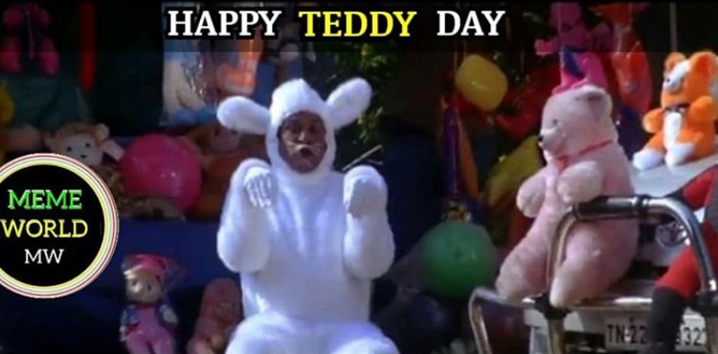 happy teddy day memes