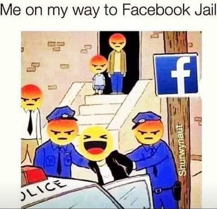 50 Funny Facebook Jail Memes To Avoid Being Blocked Get Out Of It