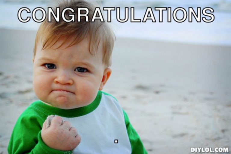 50 Hilarious Congratulations Memes To Celebrate Success In Funny Way