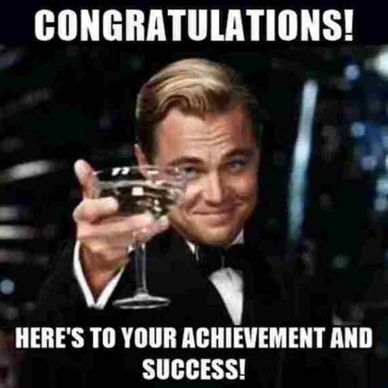 50+ Hilarious Congratulations Memes to Celebrate Success in Funny Way