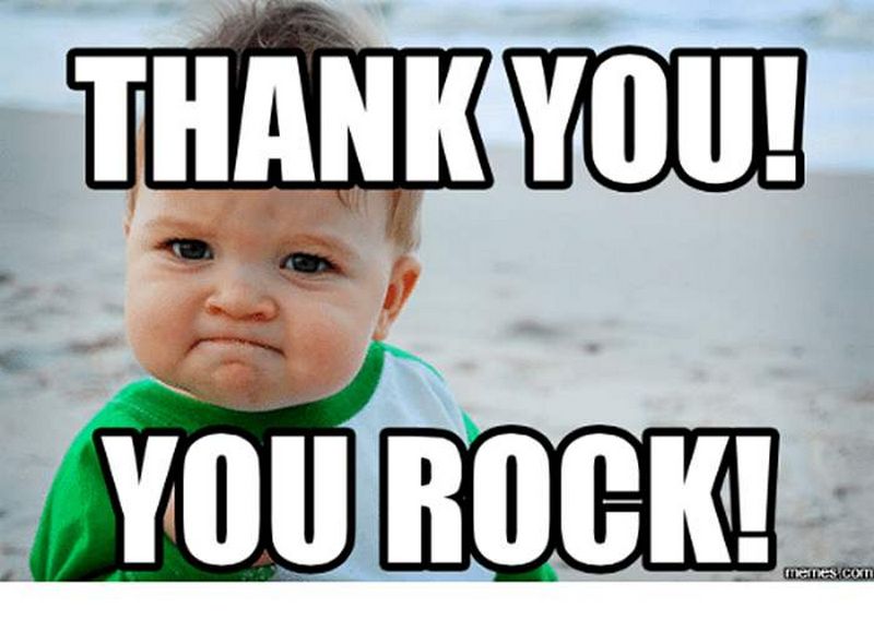 50+ Hilarious Thank You Memes to Say Thanks in a Funny Way