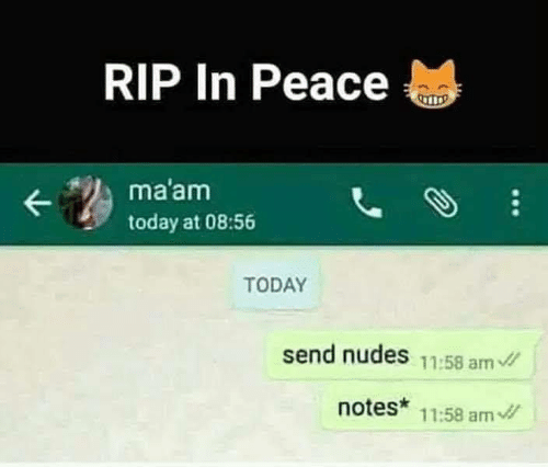 send nudes memes