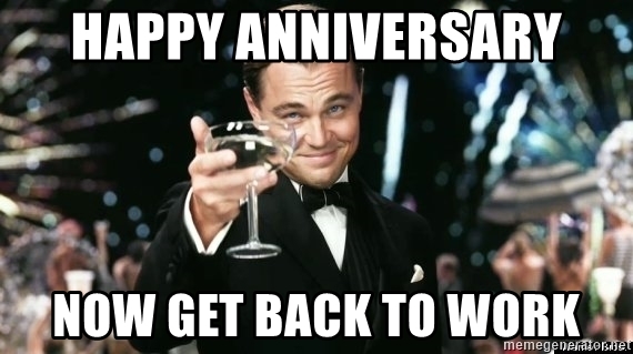 Work Anniversary Memes