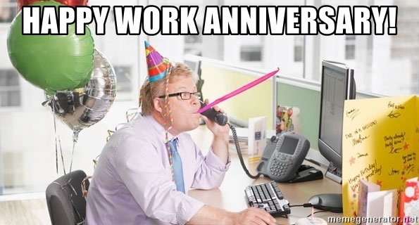 50+ Hilarious Work Anniversary Memes to Celebrate Your Career