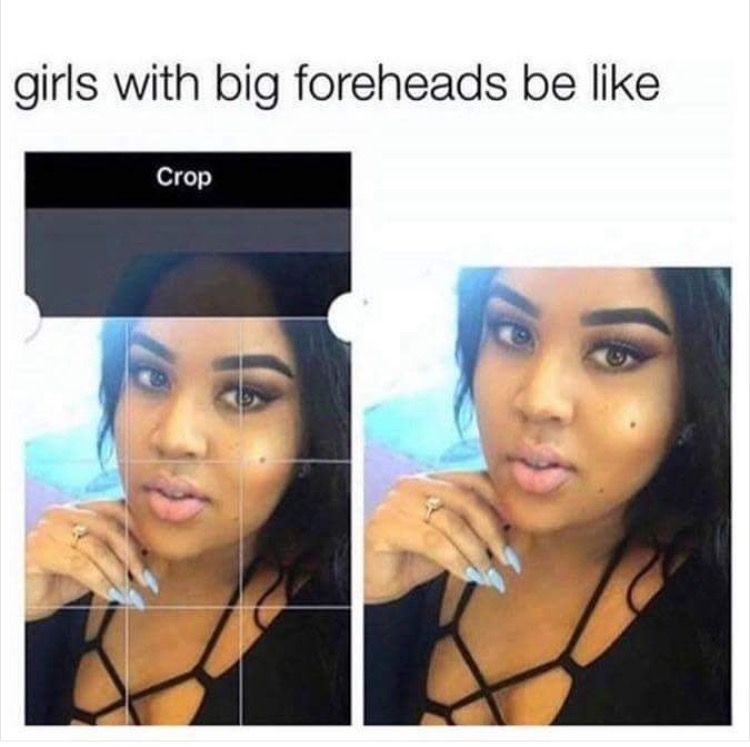 big forehead memes