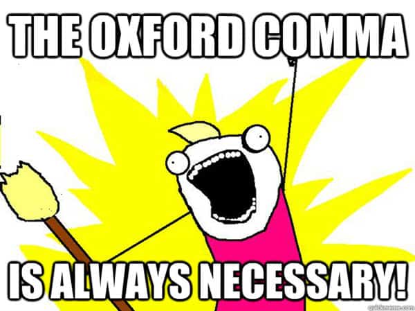 Oxford Comma Memes