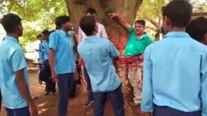 Math Teacher Tied To Tree With Rope, Thrashed By Students For Giving Poor Marks