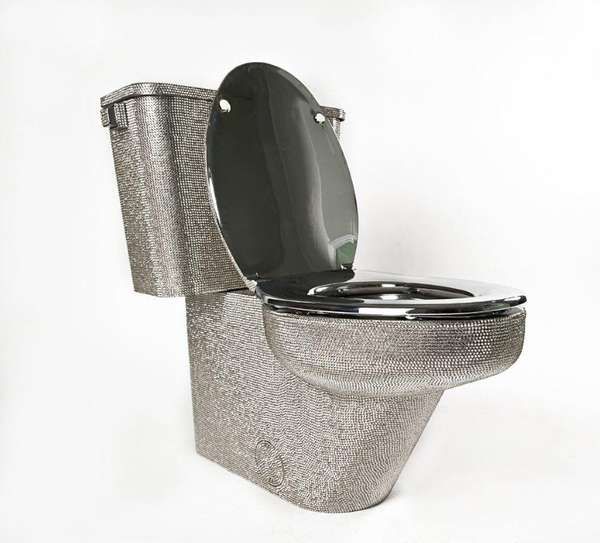 Swarovski-Studded Toilet 