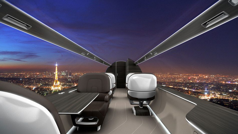 In Almost 10 Years, Windowless Airplanes Will Give Passengers A Panoramic View Of The Sky