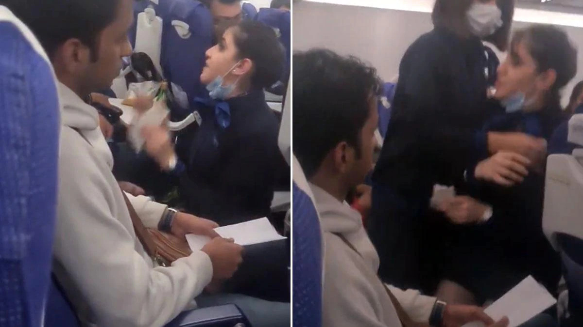 'I'm Not Your Servant!' Indigo Air-Hostess Shouts At Passenger For His Rude Behaviour Towards Crew