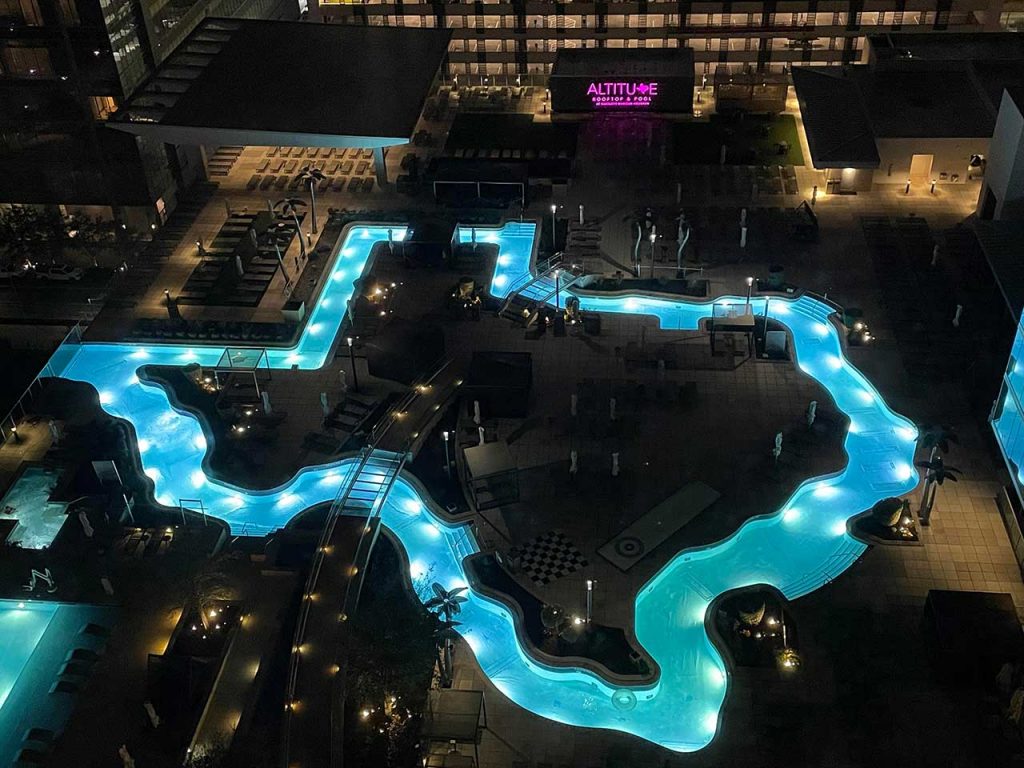 Texas shaped pool