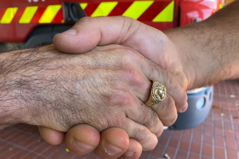 Firefighter reunited with his lost ring 13 years later