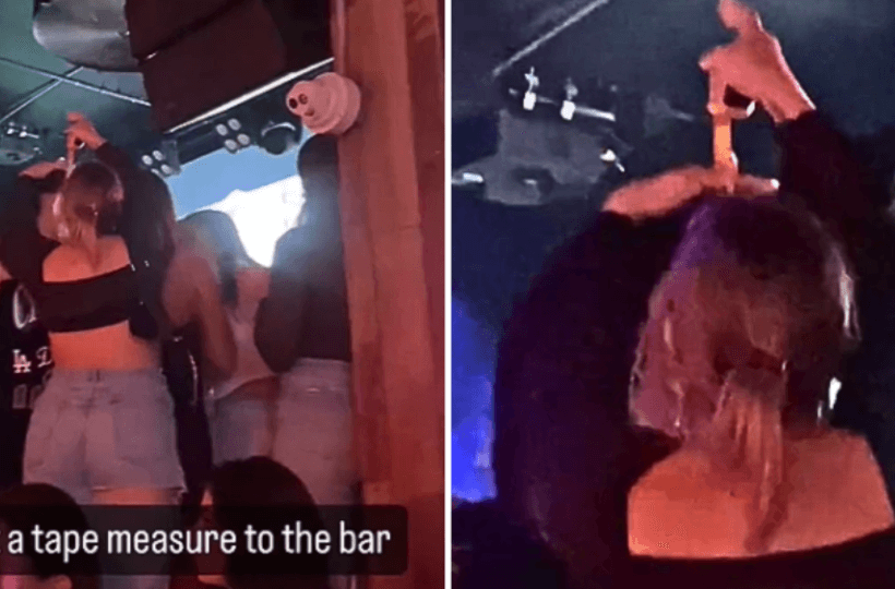 Woman Goes Around Club Using Tape Measure To Find Tall Partner And The Internet Is Shocked